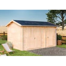 Bild für Alpholz Gerätehaus Tuva Gartenhaus aus Holz Holzhaus mit 28 mm Wandstärke Blockbohlenhaus