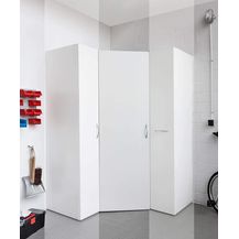 Bild für lifestyle4living Eckschrank in weiß