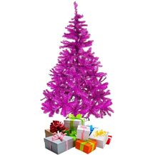 Bild für Weihnachtsbaum 150 cm inkl Ständer Lila / Pink