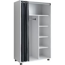 Bild für Kleiderschrank Doros Weiß 100 x 168 cm Vicco