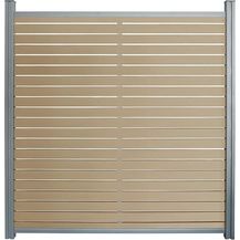 Bild für HOME DELUXE WPC Sichtschutzzaun ALIRA Teak
