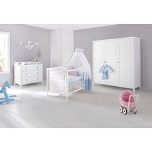 Bild für Pinolino 'Smilla' 3-tlg. Babyzimmer-Set weiß