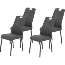 Bild für 4er Set Vierfußstuhl Elif II