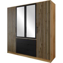 Bild für Mirjan24 'Bado Lux 4D' Kleiderschrank mit Schubladen und Spiegel