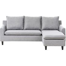 Bild für Ecksofa Polsterbezug hellgrau ELVENES