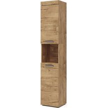 Bild für Badschrank Luna Eiche Wotan 37 x 190 cm Vicco