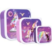 Bild für Unicorn Academy Brotdose Snackboxen 3er-Set