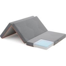 Bild für Vesgantti Klappmatratze Gästematratze, 3-teilige Gel Schaumstoff Faltmatratze für Reisen, Camping, Boden, Gästebett, waschbarem Bezug Faltbare Matratze Öko-Tex Zertifiziert (10cm, 90x200cm)