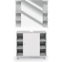 Bild für Badmöbel-Set Fynn Beton 2 Teile Vicco