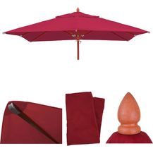 Bild für Ersatz-Bezug für Gastronomie Holz-Sonnenschirm HWC-C57