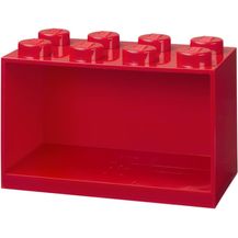 Bild für Lego 'Storage Brick' 8 Stützen Iconic 31,8x21,1 cm Polypropylen rot