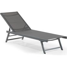 Bild für Leco Aluminium Sonnenliege "Elina" mit klappbaren Füßen