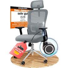 Bild für CLOUVOU BrightSeat Bürostuhl Ergonomisch [TESTSIEGER] Schreibtischstuhl 100% individuell einstellbar 