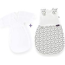 Bild für Träumeland Babyschlafsack Set Tropfen schwarz (Packung, 3 tlg, 3er-Pack)