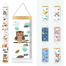 Bild für wonneklein Waldtiere MESSLATTE KIND I Größenmesser Kinder und Baby I Wand Dekoration Kinderzimmer I Wald Design I aufrollbar I mit extra Box