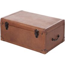 Bild für Dekoria Ledertruhe Sirin 56x36x25cm