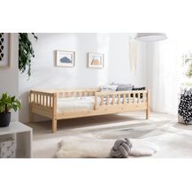 Bild für Bodenbett Einzelbett "Mio" 100x200 Kiefer Massiv