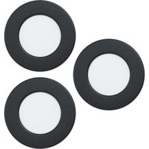 Bild für Eglo 99146 Einbauleuchte FUEVA 5 schwarz rund Ø:8,6cm 3000K