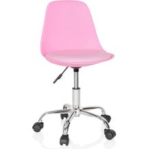 Bild für hjh OFFICE 742016 Kinder- und Jugenddrehstuhl Fancy II Kunstleder Pink moderner Drehstuhl höhenverstellbar