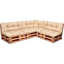 Bild für Palettenkissen Set – Sitzkissen für Europaletten Wasserdicht – Palettenpolster