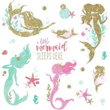 Bild für Havfrue glitter wallstickers