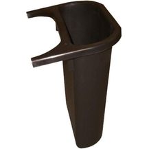 Bild für Rubbermaid Papierkorb, 26,6 Liter, rechteckig, PE, schwarz Maße: (B)