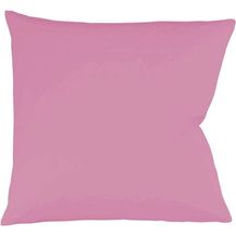 Bild für Fleuresse Mako-Satin Kissenbezug Bezug 80x80 cm uni mit RV 4070 pink