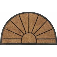 Bild für SIENA HOME Gummifußmatte Sonne halbrund 45x75 cm mit Kokosfaser