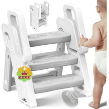 Bild für KIDIZ® Tritthocker für Kinder Trittleiter Klappbar mit 3 Stufen 