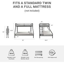 Bild für DHP Furniture Twin-Over-Ganzmetall-Etagenbett Dorel Mehrere Farben