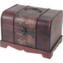 Bild für HMF Schatzkiste Handgefertigte Schatztruhe aus Holz (1 St)