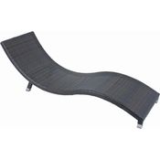 Sonnenliege, Alu Liegestuhl CARACAS coffee