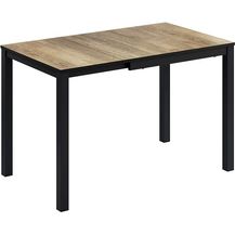 Bild für Esstisch Granny Eiche rustikal/Anthrazit 120 x 70 cm ausziehbar Vicco