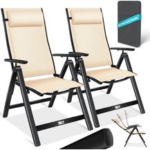 Bild für KESSER® Gartenstuhl Hochlehner mit Armlehnen 