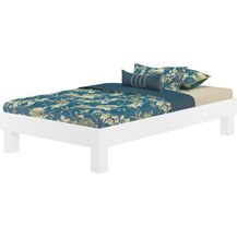 Bild für Holzbett breites Einzelbett 120x220 Buche Bettrahmen Futonbett ohne Zubehör