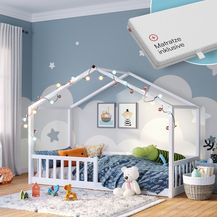 Bild für Bellabino 'Bia' Hausbett 90x200 cm mit Matratze