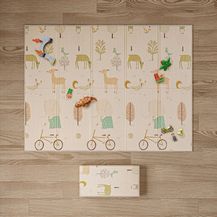 Bild für Spielmatte Baby Krabbelmatte Faltbarer, BabyTeppich Spielteppich Ungiftig XPE-Schaumboden Rutschfest Beidseitig Tragbar Wasserdicht (145 x 193 x 1 cm)