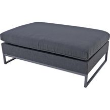 Bild für Polsterhocker YARA Garten Möbel Lounge Hocker grau Garnitur Metall Outdoor