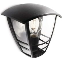 Bild für Philips Creek wall lantern black 1x60W 230V