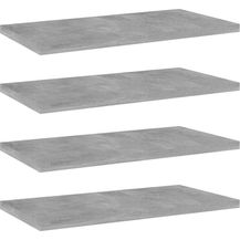 Bild für vidaXL Bücherregal-Bretter 4 Stk. Betongrau 40x20x1,5 cm Holzwerkstoff 805146