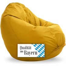 Bild für Bruni Sitzsack Classico M in Gelb – Sitzsack mit Innensack zum Zocken & Lesen