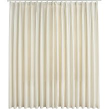 Bild für vidaXL Verdunkelungsvorhang mit Haken Samt Creme 290 x 245 cm 134519