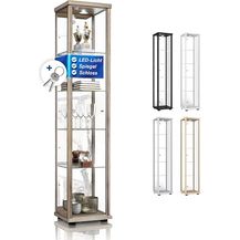 Bild für K-Möbel Glasvitrine Sonoma Eiche