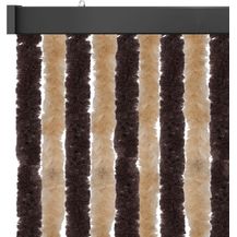 Bild für Flauschvorhang 120x220 Unistreifen beige