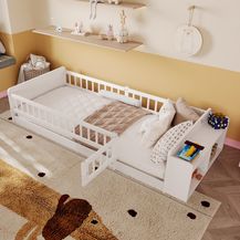 Bild für Merax Holzbett