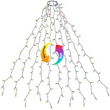 Bild für SALCAR 3m Christbaumbeleuchtung mit Ring und 10 Girlanden