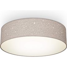 Bild für B.K.Licht Deckenleuchte LED Deckenlampe 40W rund 38cm E27 Taupe