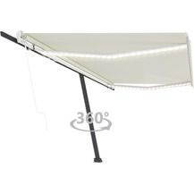 Bild für vidaXL Automatische Markise mit LED & Windsensor 500x300 Creme 3069792