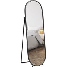 Bild für HOMCOM Standspiegel 160 x 40 cm, mit Ständer (Ganzkörperspiegel aus Metall, 1-St, Wandspiegel)