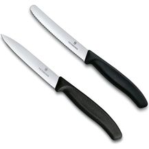 Bild für Victorinox Gemüsemesser Tomatenmesser Swiss Classic 2er Set (Schwarz)